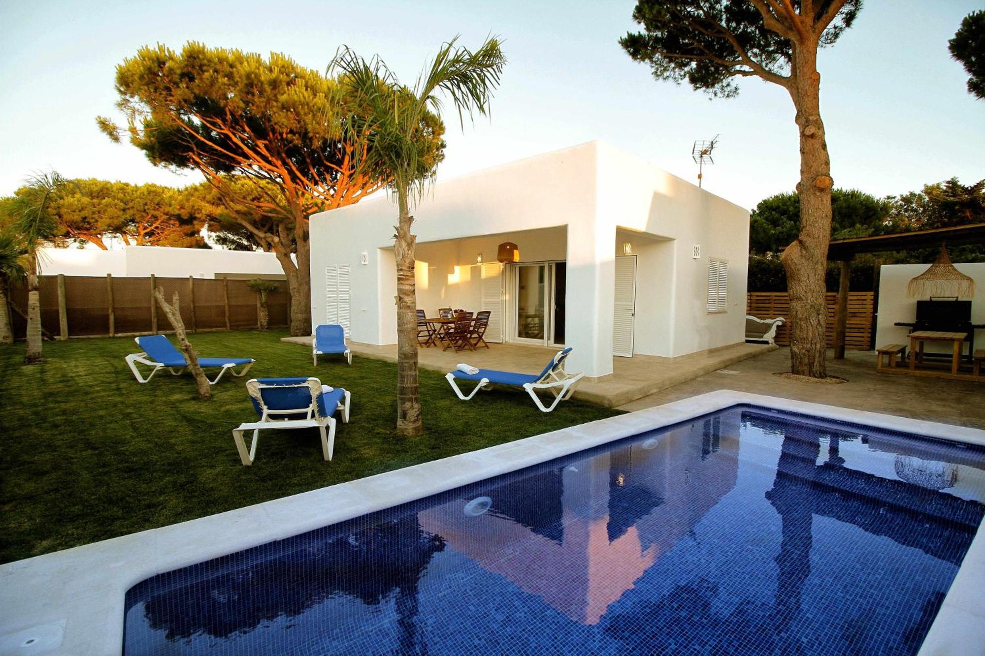 Villa Casas Palma Zahora casa con piscina privada junto a la playa Exterior foto